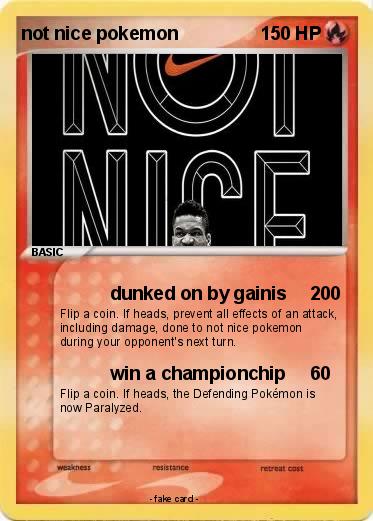 Pokemon not nice pokemon