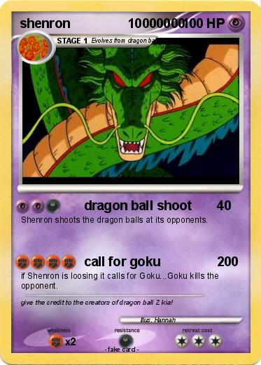 Pokemon shenron                10000000