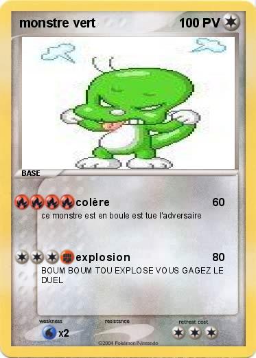 Pokemon monstre vert