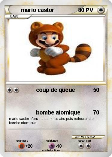 Pokemon mario castor