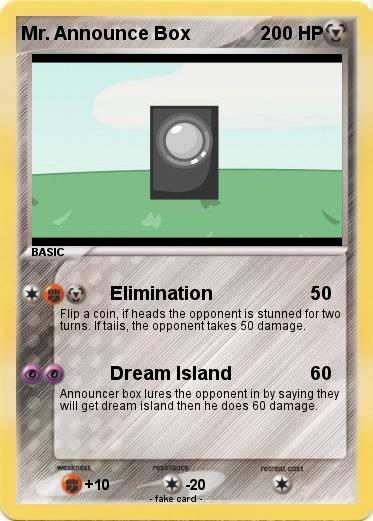 Pokemon Mr. Announce Box