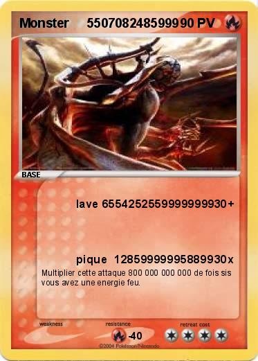 Pokemon Monster     5507082485999