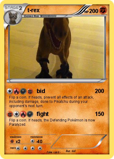 Pokemon t-rex
