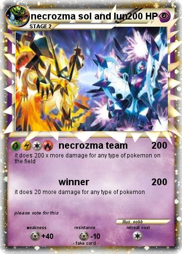 Pokemon necrozma sol and lun
