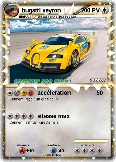 Pokemon bugatti veyron