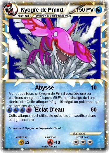 Pokemon Kyogre de Pmxd