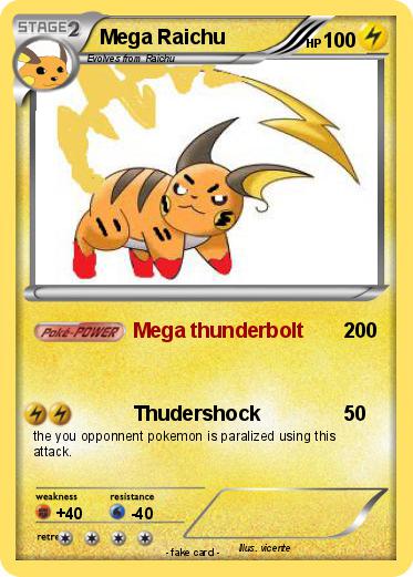Pokemon Mega Raichu
