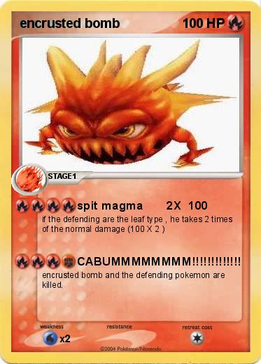 Pokemon encrusted bomb