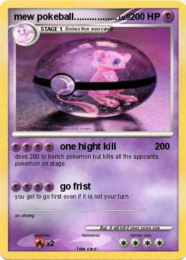 Pokemon mew pokeball.................