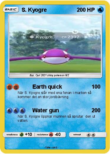 Pokemon S. Kyogre