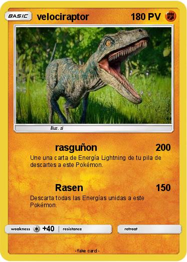 Pokemon velociraptor