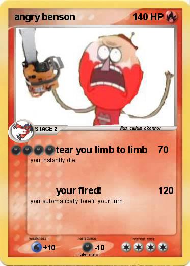 Pokemon angry benson