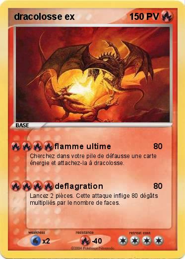 Pokemon dracolosse ex