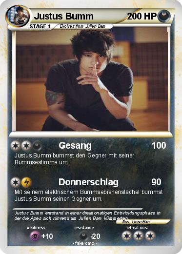 Pokemon Justus Bumm