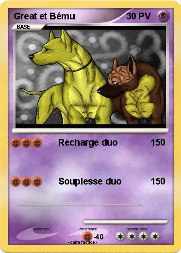 Pokemon Great et Bému