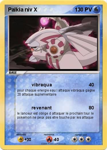 Pokemon Palkia niv X
