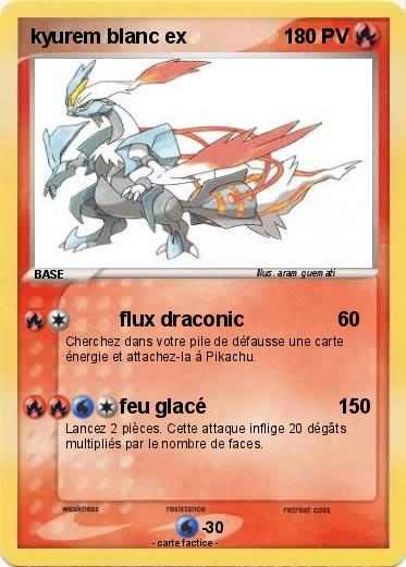 Pokemon kyurem blanc ex
