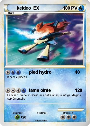 Pokemon keldeo  EX