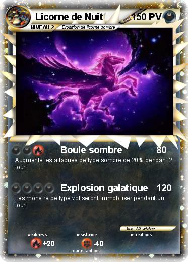 Pokemon Licorne de Nuit