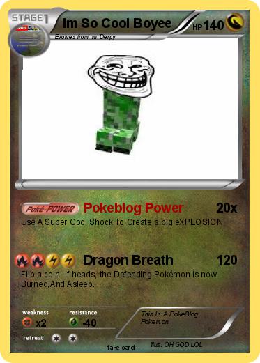 Pokemon Im So Cool Boyee