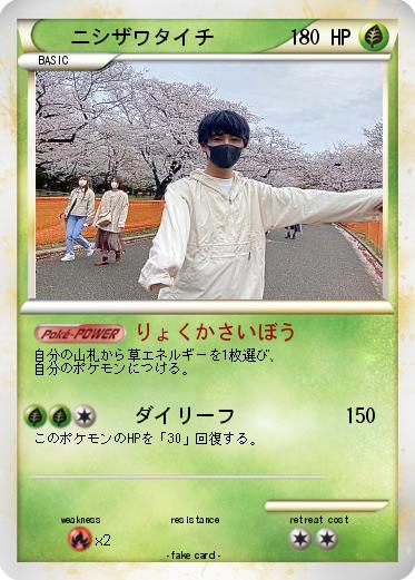 Pokemon ニシザワタイチ