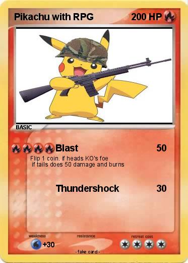 Pokemon Pikachu with RPG