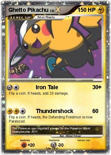 Pokemon Ghetto Pikachu