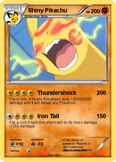 Pokemon Shiny Pikachu