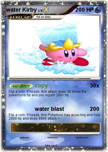 Pokemon water Kirby