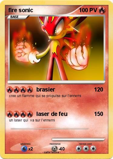 Pokemon fire sonic