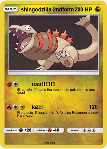 Pokemon shingodzilla 2ndform