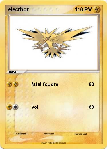 Pokemon electhor