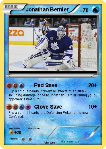 Pokemon Jonathan Bernier