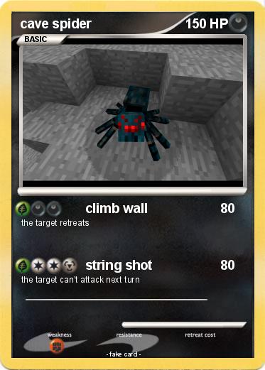 Pokemon cave spider