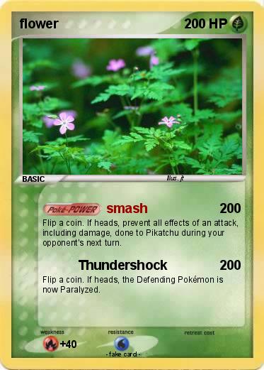 Pokemon flower