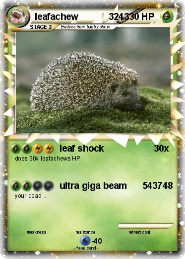 Pokemon leafachew            3243