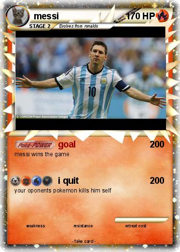 Pokemon messi