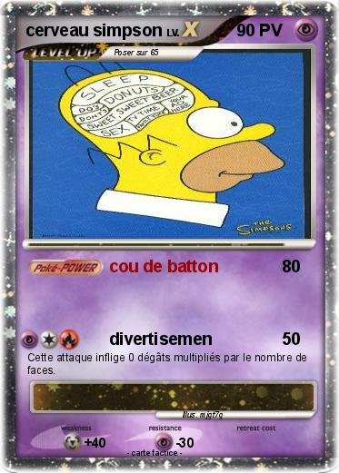 Pokemon cerveau simpson