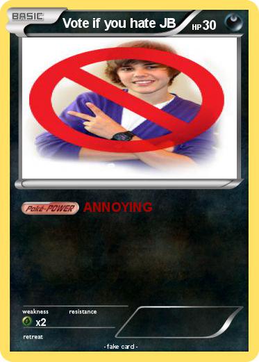 Pokemon Vote if you hate JB