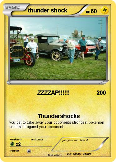 Pokemon thunder shock