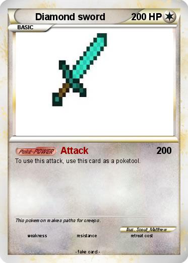 Pokemon Diamond sword