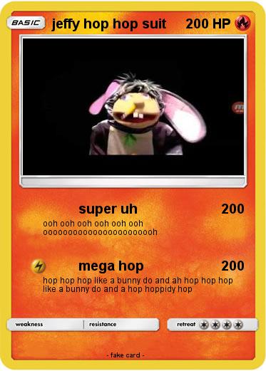 Pokemon jeffy hop hop suit