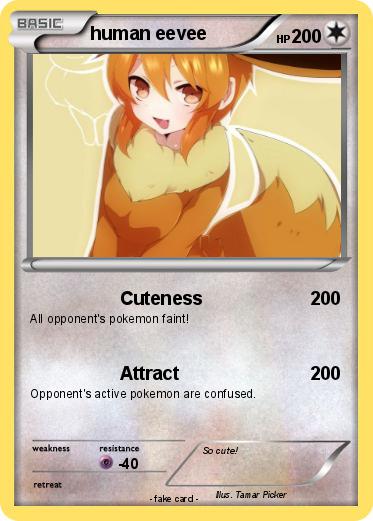 Pokemon human eevee