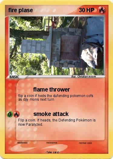 Pokemon fire plase