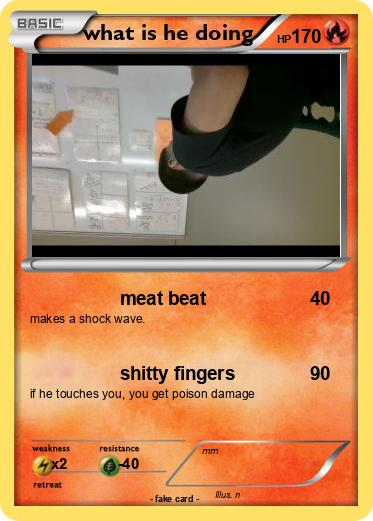 Pokemon what is he doing