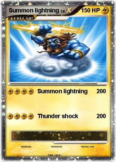 Pokemon Summon lightning