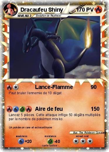 Pokemon Dracaufeu Shiny