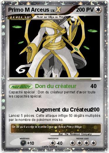 Pokemon Primo M Arceus