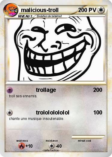 Pokemon malicious-troll