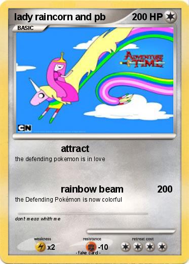 Pokemon lady raincorn and pb